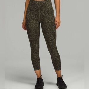 lululemon athletica Black Patterned Leggings